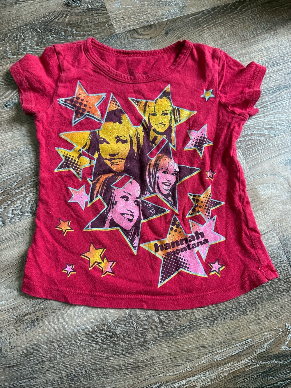 Girls' Red Graphic Tee -
